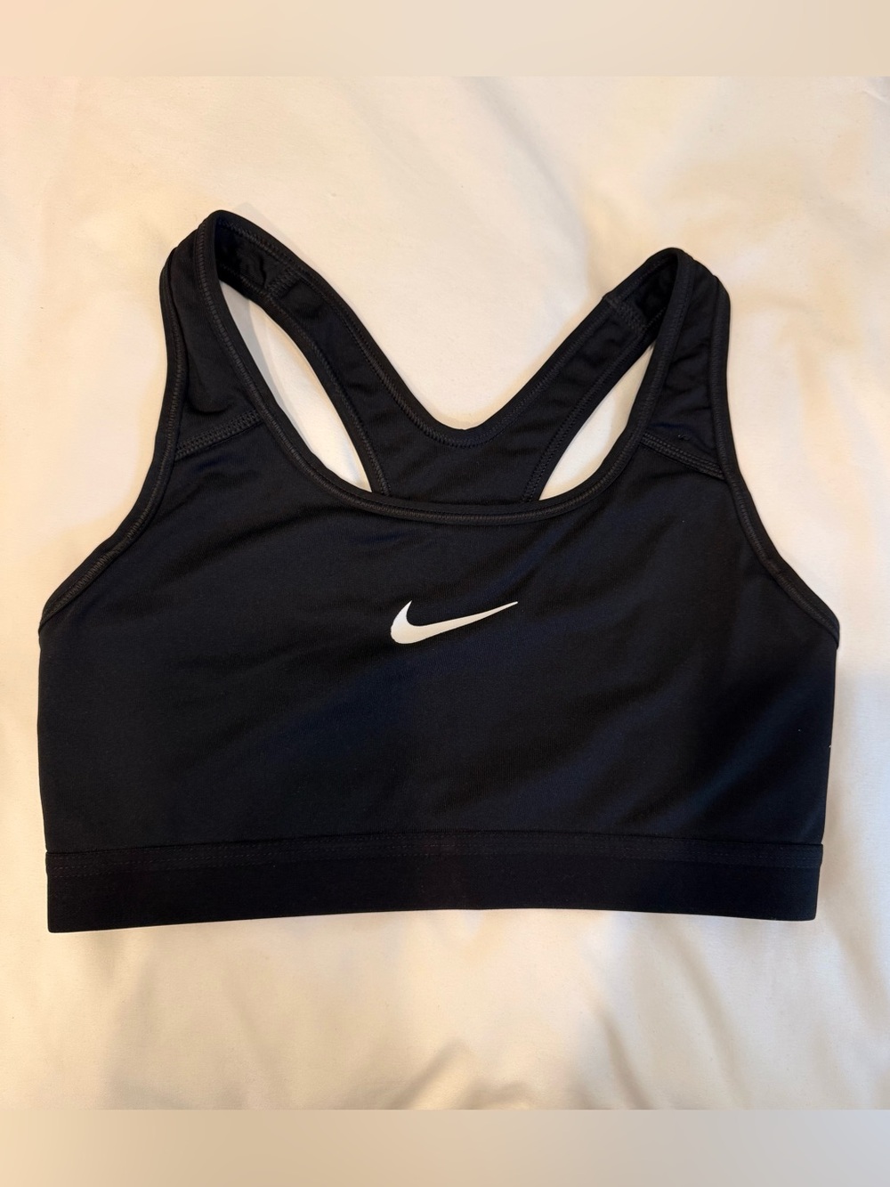 Nike Swoosh Black Sports Bra